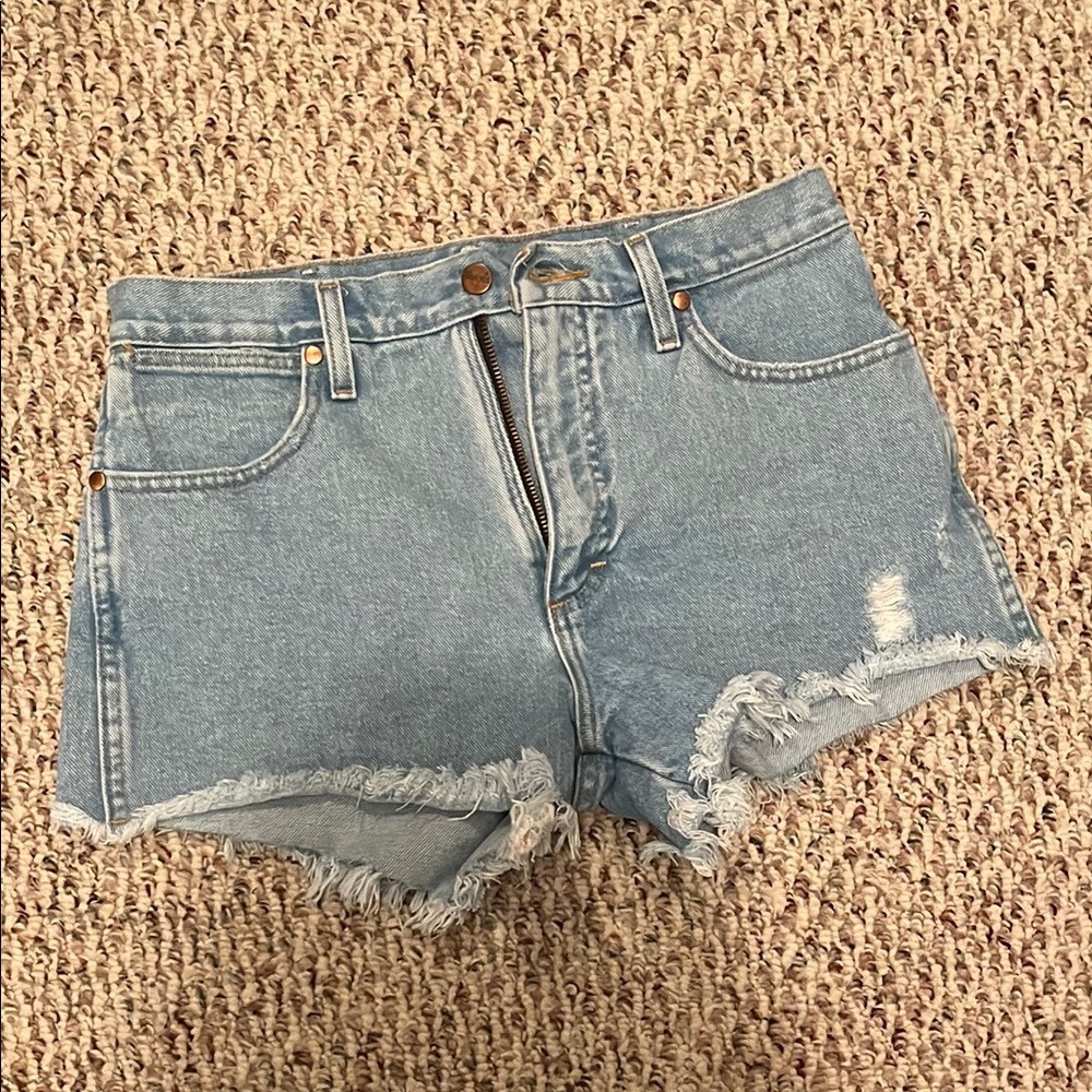 Wrangler Women's Blue Denim Shorts